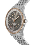  Shop Authentic Breitling Navitimer Automatic 41mm Grey Dial Silver Steel Strap Mens Watch - U17326211M1A1 - Luxxuri