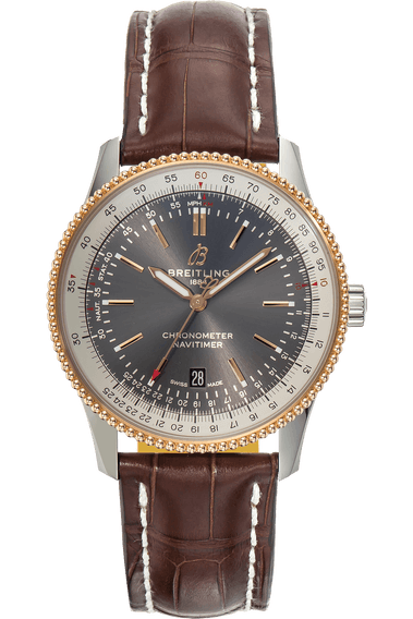  Shop Authentic Breitling Navitimer 1 Automatic 41mm Brown Dial Brown Leather Strap Mens Watch - U17326211M1P2 - Luxxuri