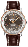  Shop Authentic Breitling Navitimer 1 Automatic 41mm Brown Dial Brown Leather Strap Mens Watch - U17326211M1P2 - Luxxuri