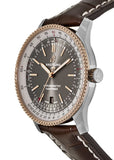  Shop Authentic Breitling Navitimer 1 Automatic 41mm Brown Dial Brown Leather Strap Mens Watch - U17326211M1P2 - Luxxuri