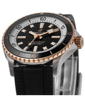  Shop Authentic Breitling Superocean Automatic 42mm 18K Red Gold & Black Dial Black Rubber Strap Watch for Men - U17375211B1S1 - Luxxuri