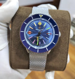  Shop Authentic Breitling Superocean Heritage '57 Special Edition II Blue Dial Silver Mesh Bracelet Watch for Men - A103702A1C1A1 - Luxxuri
