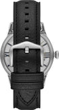  Shop Authentic Fossil Townsman Automatic Skeleton Blue Dial Black Leather Strap Watch for Men - ME3200 - Luxxuri