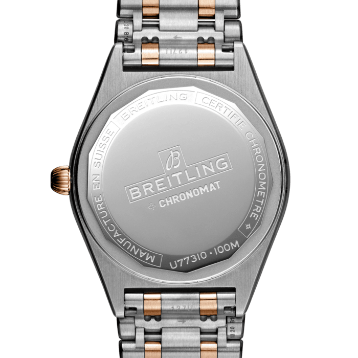  Shop Authentic Breitling Chronomat 32 White Dial Two Tone Steel Strap Watch for Women - U77310101A1U1 - Luxxuri