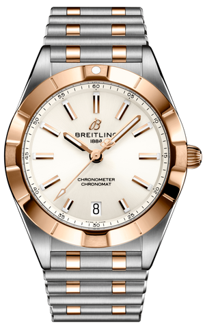  Shop Authentic Breitling Chronomat 32 White Dial Two Tone Steel Strap Watch for Women - U77310101A1U1 - Luxxuri