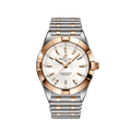 Breitling Chronomat B02 18K Red Gold White Dial Two Tone Steel Strap Watch for Men - U77310101A2U1