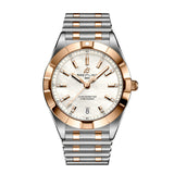  Shop Authentic Breitling Chronomat B02 18K Red Gold White Dial Two Tone Steel Strap Watch for Men - U77310101A2U1 - Luxxuri