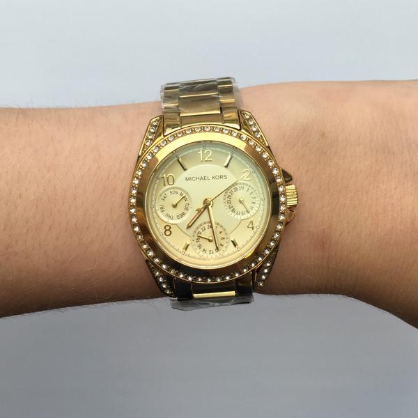  Shop Authentic Michael Kors Blair Gold Dial Gold Steel Strap Watch for Women - MK5639 - Luxxuri