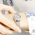  Shop Authentic Calvin Klein Minimal White Dial Silver Mesh Bracelet Watch for Men - K3M22126 - Luxxuri