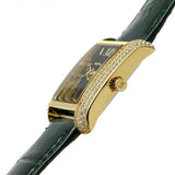  Shop Authentic Michael Kors Emery Quartz Diamonds Green Dial Green Leather Strap Watch For Women - MK4697 - Luxxuri