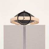  Shop Authentic Calvin Klein Rebel Cream Black Dial Cream Leather Strap Watch for Women - K8P237X1 - Luxxuri