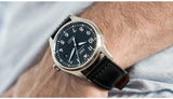  Shop Authentic IWC Pilot's Mark XVIII 40mm Black Dial Black Leather Strap Watch for Men - IW327001 - Luxxuri
