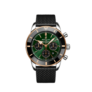  Shop Authentic Breitling Superocean Heritage B01 Chronograph 44 Limited Edition Green Dial Black Mesh Bracelet Watch for Women - UB01622A1L1S1 - Luxxuri