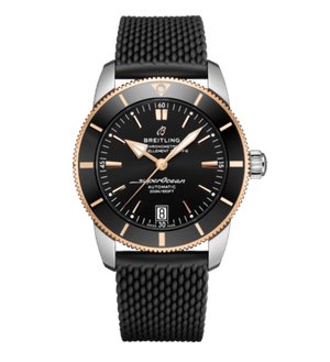  Shop Authentic Breitling Superocean Heritage II B20 42mm Black Dial Black Mesh Bracelet Mens Watch - UB2010121B1S1 - Luxxuri