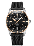 Shop Authentic Breitling Superocean Heritage II B20 42mm Black Dial Black Mesh Bracelet Mens Watch - UB2010121B1S1 - Luxxuri