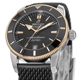  Shop Authentic Breitling Superocean Heritage II B20 42mm Black Dial Black Mesh Bracelet Mens Watch - UB2010121B1S1 - Luxxuri