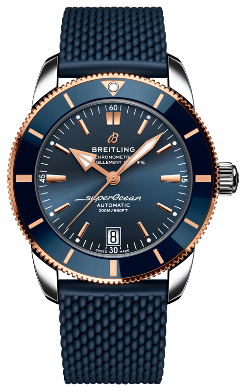  Shop Authentic Breitling Superocean Heritage B20 Automatic 42 Blue Dial Blue Mesh Bracelet Watch for Men - UB2010161C1S1 - Luxxuri