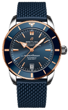  Shop Authentic Breitling Superocean Heritage B20 Automatic 42 Blue Dial Blue Mesh Bracelet Watch for Men - UB2010161C1S1 - Luxxuri