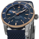  Shop Authentic Breitling Superocean Heritage B20 Automatic 42 Blue Dial Blue Mesh Bracelet Watch for Men - UB2010161C1S1 - Luxxuri