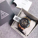  Shop Authentic Guess Black Dial Black Rubber Strap Watch For Women - W1053L7 - Luxxuri