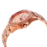  Shop Authentic Guess Frontier Diamonds Rose Gold Dial Rose Gold Steel Strap Watch For Women - W1156L3 - Luxxuri