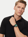  Shop Authentic Michael Kors Maritime Analog Green Dial Black Silicone Strap Watch for Men - MK9158 - Luxxuri