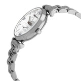  Shop Authentic Emporio Armani Gianni T Bar White Marble Dial Silver Steel Strap Watch For Women - AR11170 - Luxxuri