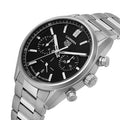  Shop Authentic Tag Heuer Carrera Chronograph Black Dial Silver Steel Strap Watch for Men - CBN2010.BA0642 - Luxxuri