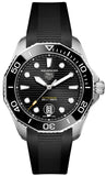  Shop Authentic Tag Heuer Aquaracer Professional 300 Automatic Black Dial Black Rubber Strap Watch for Men - WBP201A.FT6197 - Luxxuri