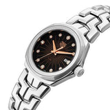  Shop Authentic Tag Heuer Link Quartz Black Dial Silver Steel Strap Watch for Women - WBC131F.BA0649 - Luxxuri