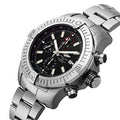  Shop Authentic Breitling Super Avenger Chronograph 48 Black Dial Silver Steel Strap Watch for Men - A13375101B1A1 - Luxxuri