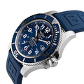  Shop Authentic Breitling Superocean II 44mm Blue Dial Blue Rubber Strap Watch for Men - A17392D8/C910/158S/A20SS.1 - Luxxuri