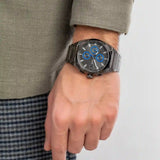  Shop Authentic Fossil Everett Chronograph Grey Dial Grey Steel Strap Watch for Men - FS5830 - Luxxuri