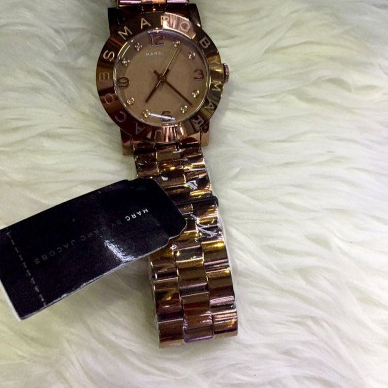  Shop Authentic Marc Jacobs Amy Brown Dial Brown Steel Strap Watch for Women - MBM3119 - Luxxuri