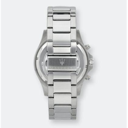  Shop Authentic Maserati SFIDA Chronograph Black Dial Silver Steel Strap Watch For Men - R8873640004 - Luxxuri