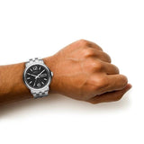  Shop Authentic Marc Jacobs Fergus Black Dial Silver Steel Strap Watch for Men - MBM5075 - Luxxuri