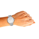  Shop Authentic Emporio Armani T Bar Mother of Pearl Dial Steel Strap Watch For Women - AR1682 - Luxxuri