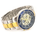  Shop Authentic Fossil Grant Sport Automatic Skeleton Blue Dial Two Tone Steel Strap Watch for Men - ME3141 - Luxxuri