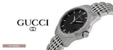  Shop Authentic Gucci G Timeless Black Dial Silver Steel Strap Watch For Women - YA126502 - Luxxuri