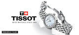  Shop Authentic Tissot Lovely Mother of Pearl Dial Silver Steel Strap Watch For Women - T058.009.61.116.00 - Luxxuri