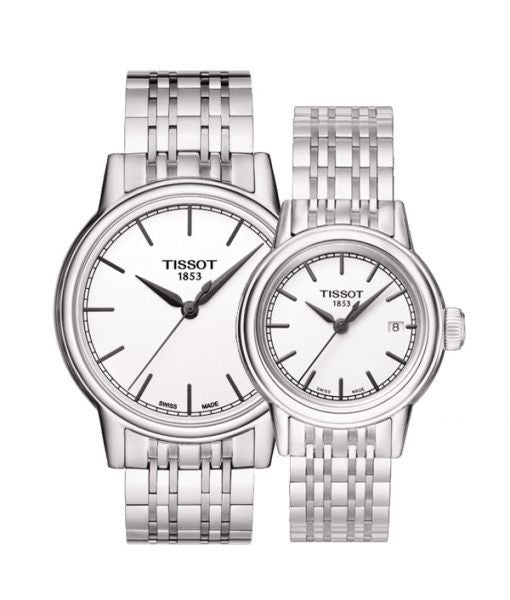  Shop Authentic Tissot Carson Lady Steel Quartz Watch For Women - T085.210.11.011.00 - Luxxuri