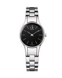 Shop Authentic Calvin Klein Simplicity Black Dial Silver Steel Strap Watch for Women - K4323130 - Luxxuri