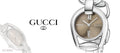  Shop Authentic Gucci Horsebit Collection Quartz Brown Dial Silver Steel Strap Watch For Women - YA139501 - Luxxuri