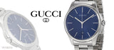  Shop Authentic Gucci G Timeless Blue Dial Silver Steel Strap Watch For Men - YA126316 - Luxxuri