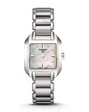  Shop Authentic Tissot T Wave Diamonds Mother of Pearl Dial Silver Steel Strap Watch for Women - T02.1.285.74 - Luxxuri