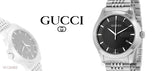  Shop Authentic Gucci G Timeless Black Dial Silver Steel Strap Watch For Men - YA126402 - Luxxuri