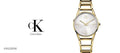  Shop Authentic Calvin Klein Stately White Dial Gold Steel Strap Watch for Women - K3G2352W - Luxxuri