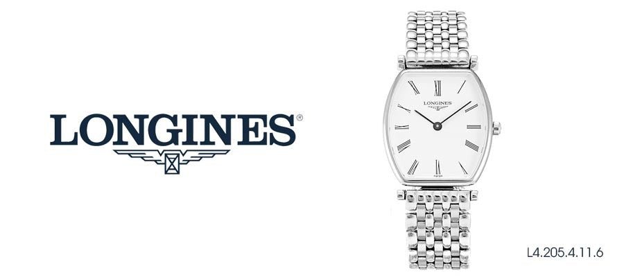  Shop Authentic Longines La Grande Classique de Longines Tonneau White Dial Silver Steel Strap Watch for Women - L4.205.4.11.6 - Luxxuri