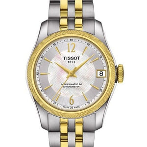  Shop Authentic Tissot Ballade Powermatic 80 Mother of Pearl Silver Dial Two Tone Steel Strap Watch For Women - T108.208.22.117.00 - Luxxuri