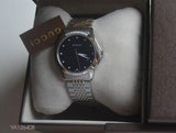  Shop Authentic Gucci G Timeless Diamonds Black Dial Silver Steel Strap Watch For Women - YA126408 - Luxxuri